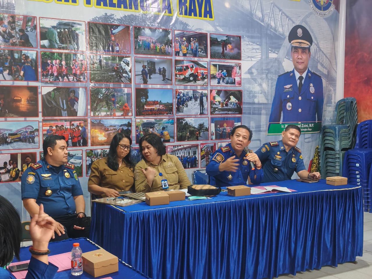 Saling Bahu-Membahu, Satpol PP Katingan dan Damkar Palangka Raya Matangkan PKS Penyelamatan dan Pemadaman Kebakaran